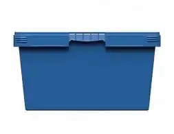 Контейнер пластиковый вкладываемый INSTORE, 800х600х320 мм, синий [KV 8632]