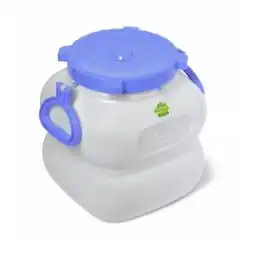 Фляга (бидон) пластиковая для пищевых продуктов Martika Гранде, 20 л, белый