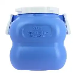 Фляга (бидон) пластиковая для пищевых продуктов Martika Гранде, 20 л, фиолетовый [С908ФИЛ]