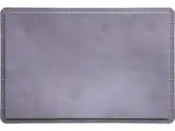 Ящик пластиковый сплошной с гладким дном и открытыми ручками, 600x400x220 мм, серый [922.02.02.03]