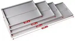 Полка для стеллажей окрашенная СТФУ, 1000x800 мм, RAL 7035 [КГ029108]