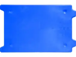 Ящик пластиковый сплошной, 600x400x400 мм, 75 л, синий [605 ГД]