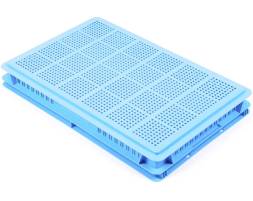 Пластиковый лоток 600х400х75 перфорированный