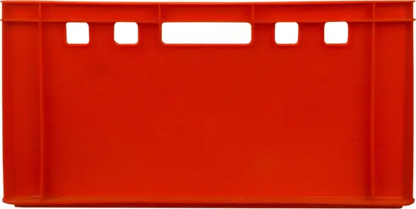 Ящик пластиковый сплошной Е3 (евроформат), 600x400x300 мм, 61 л, синий [210]