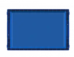 Контейнер пластиковый вкладываемый INSTORE, 600х400х325 мм, синий [KV 6432]