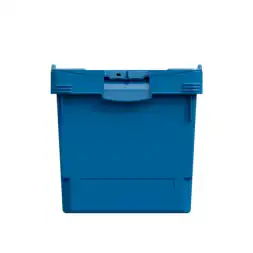 Контейнер пластиковый вкладываемый INSTORE, 600х400х370 мм, синий [KV 6437]