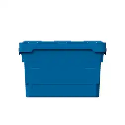 Контейнер пластиковый вкладываемый INSTORE, 600х400х370 мм, синий [KV 6437]