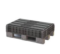 Складной паллетный борт, 1200х1000х200 мм, серый [31.822.91]