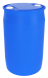 Бочка пластиковая с крышкой и двумя пробками L-Ring Plus, 227 л, синий [БП227.03/04]