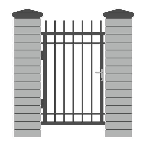 Кованая металлическая калитка МК3