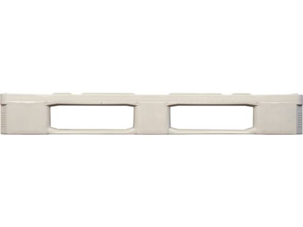 Паллет (поддон) пластиковый гигиенический cплошной на 3-х полозьях, 1200х1000х160 мм, серый [IR 1210-3R-G] 