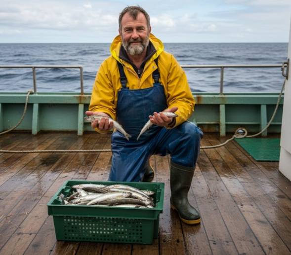 Ящик пластиковый перфорированный, 600x400x200 мм, 48 л, зеленый [102]