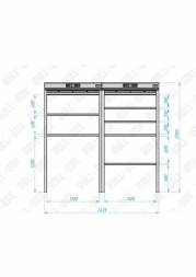 Роллетный шкаф ROLL-BOX SIMPLE Plus 24.05.24.V1-2