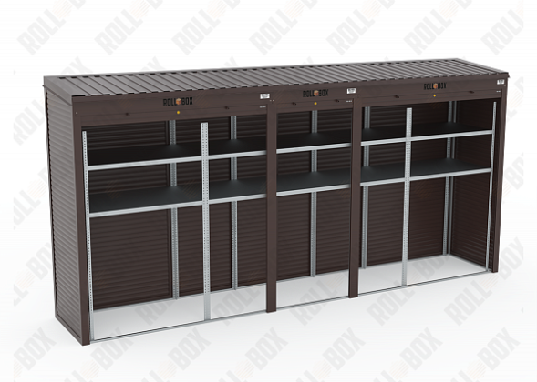Шкаф уличный ROLL‑BOX VILLAGE ROOF XL-3.1