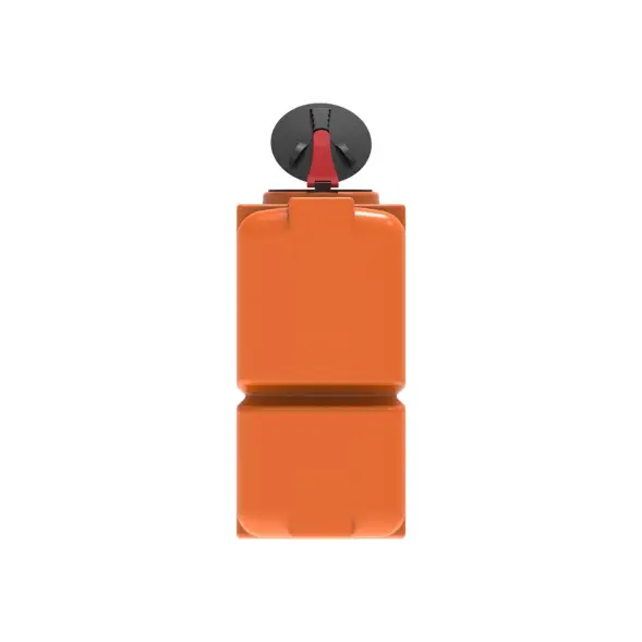 Емкость ST 2000л с откидной крышкой оранжевая