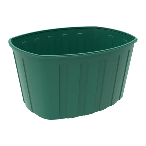 Ванна пластиковая пищевая О, 1000 л, HDPE, зеленый [131.0000.401.000]