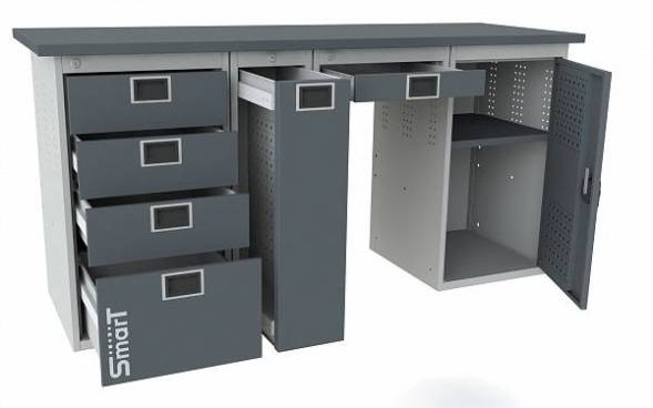 Верстак ДВК SMART 1760.4.P.Y.1