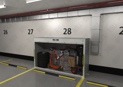 Шкаф в паркинг ROLL‑BOX BUDGET L-0