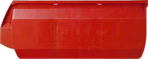  Ящик (лоток) пластиковый сплошной, 500x310x200 мм, 31 л, красный [5005]
