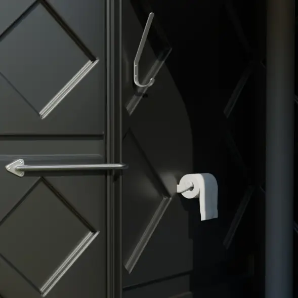 Мобильная туалетная кабина &quot;Рециклинг&quot; в сборе черная