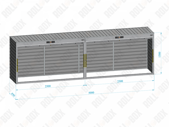 Шкаф в паркинг ROLL‑BOX BUDGET XL-3.0