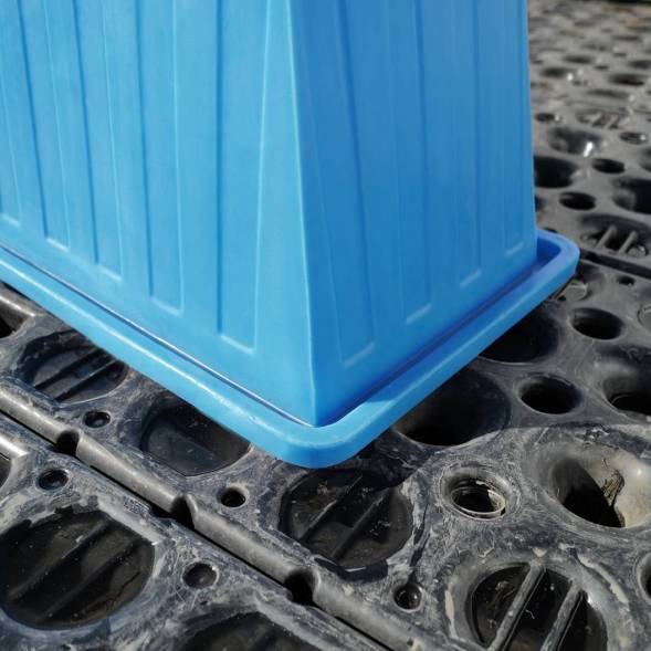 Ванна пластиковая пищевая К, 400 л, HDPE, синий [132.0400.601.0]