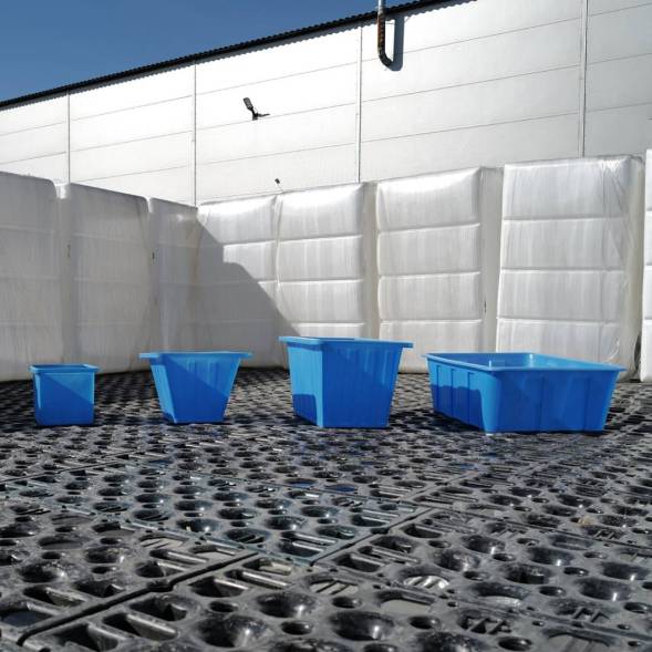 Ванна пластиковая пищевая К, 400 л, HDPE, синий [132.0400.601.0]