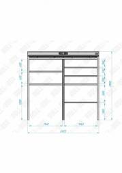 Роллетный шкаф ROLL-BOX SIMPLE Plus 24.06.24.V1-1