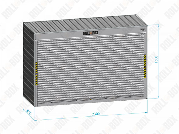 Шкаф в паркинг ROLL‑BOX BUDGET M-0