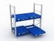 Стеллаж с выкатными платформами ДВК S-HEAVY 500 (2 яруса хранения)