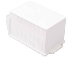 Пластиковый лоток для метизов белый 300х200х185