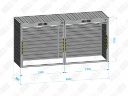 Шкаф в паркинг ROLL‑BOX BUDGET XL-2.0