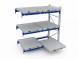 Стеллаж с выкатными платформами ДВК S-HEAVY 500 (3 яруса хранения)