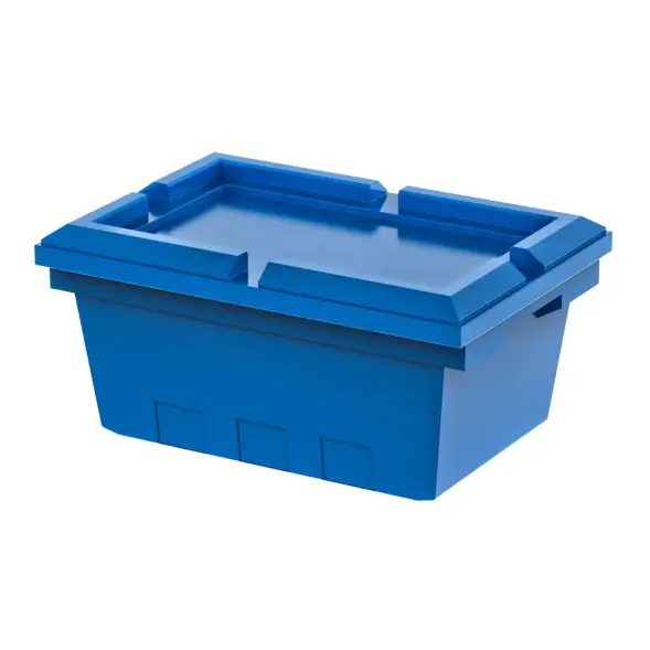 Контейнер пластиковый вкладываемый INSTORE, 490х300х210 мм, синий [KV 5321]