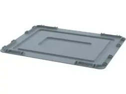 Крышка для пластикового контейнера, 400х300 мм, серый [SPK 4030L]
