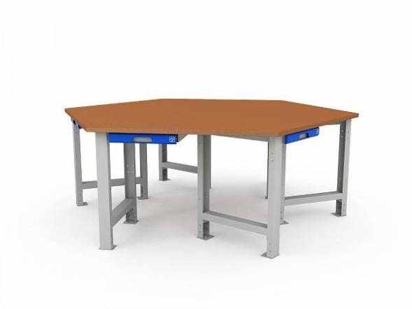 Стол шестиместный ДВК WOKER PRO 6000.2500