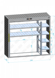 Шкаф в паркинг ROLL‑BOX IN STOCK L-3