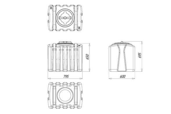 Емкость ЭВП 200 л