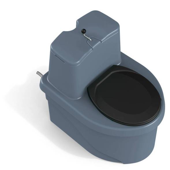 Торфяной биотуалет «РОСА» серого цвета