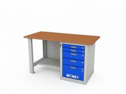 Верстак ДВК с 1 тумбой WOKER PRO 1005.1500