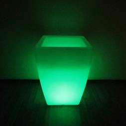 Световое кашпо Rostok с беспроводной RGB подсветкой