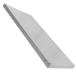 Полка металлическая для стеллажей Практик MS U 150х100, 1500x1000 мм, серебристый [S24799307858] 