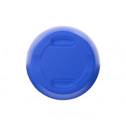 Бочка пластиковая с металлическим обручем и ручками, 30 л, синий [БП30.02/04]