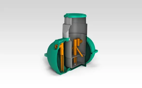 Септик &quot;Rostok&quot; &quot;Коттеджный Плюс&quot; с насосным отсеком
