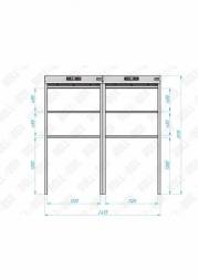 Роллетный шкаф ROLL-BOX SIMPLE Plus 24.07.22.V2-2