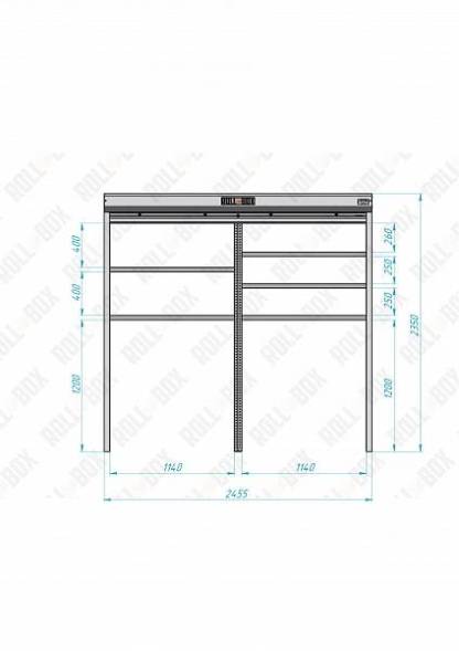 Роллетный шкаф ROLL-BOX SIMPLE Plus 24.07.23.V1-1