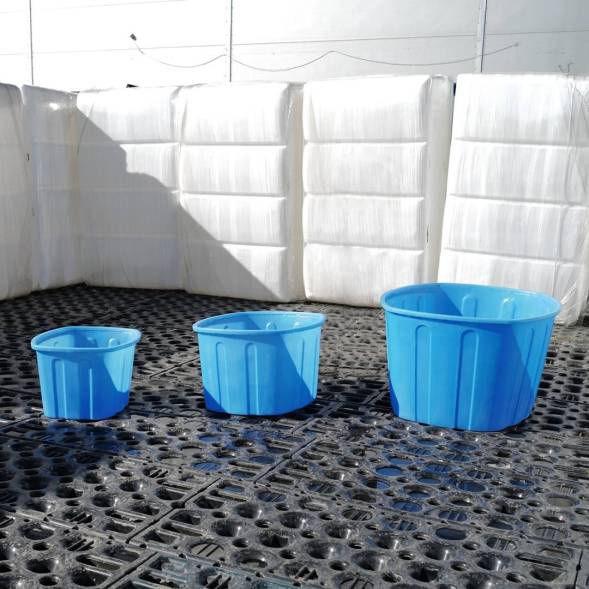 Ванна пластиковая пищевая О, 1000 л, HDPE, синий [131.1000.601.0]