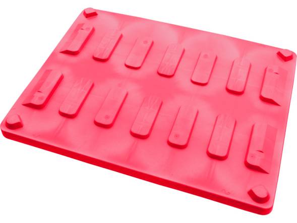 Крышка для крупногабаритного контейнера BoxPallet, 1225х825х80 мм, красный [800 CRM]