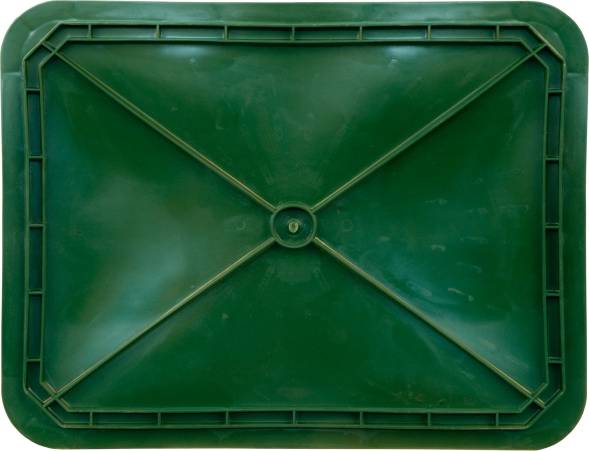 Ящик пластиковый сплошной, 430х330х110 мм, синий [405]