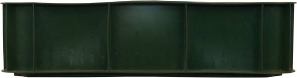 Ящик пластиковый сплошной, 430х330х110 мм, синий [405]